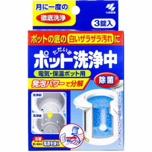 ただいまポット洗浄中 電気・保温ポット用 ３錠入