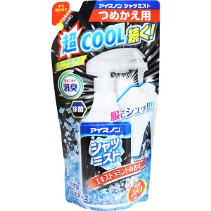 アイスノン シャツミスト エキストラミントの香り 大容量詰替用 280mL