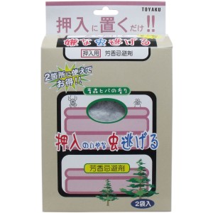 置くだけで嫌な虫逃げる 押入れ用 青森ヒバの香り ５０ｇ×２袋入