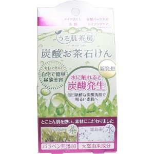 うる肌茶房 炭酸お茶石けん スパークリングソープ ６０ｇ