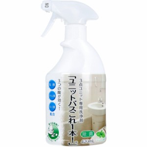 ユニットバスこれ1本！ 3点ユニット専用洗浄剤 ミントの香り 420mL