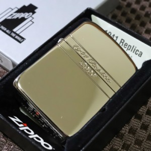 【限定ZIPPO】1941レプリカ サイドシェル プラチナコーティング 限定ナンバー入り プレゼント 人気 高級 Zippo ジッポ ライター