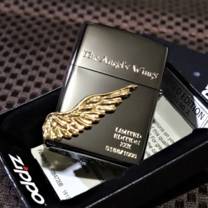 【限定ZIPPO】2022 エンジェルウイング ブラック 翼 羽 黒 限定ジッポ 人気ジッポ プレゼント Wing 送料無料 羽ジッポ ライター