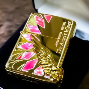 【Armor ZIPPO】限定 アーマー エンジェルウイング ゴールド 翼 羽 金 限定ジッポ 人気ジッポ プレゼント 羽 ジッポ 翼 Angel Wing 500個