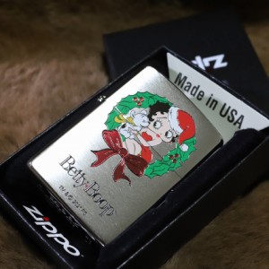 【限定ZIPPO】Betty Boop 2021年クリスマスモデル ベティーブープ ジッポ Betty ZIPPO 送料無料 プレゼント 人気 アメリカン ジッポー オ