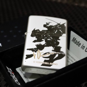 【天野喜孝 ZIPPO】 ファイナルファンタジー6 ジッポ コーティング加工 絵柄彫り 人気 プレゼント 天野ジッポ 天野ライター FF6 天野喜孝