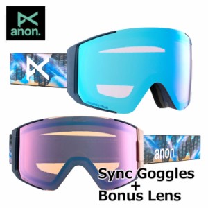 23-24 anon アノン ゴーグル Sync Goggles Low Bridge Fit シンク スペアレンズ付き ship1