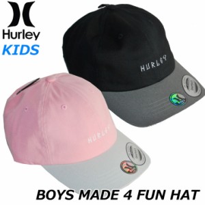 HURLEY ハーレー キッズ キャップ BOYS MADE 4 FUN HAT (BQ2011) 