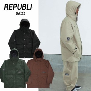 23-24 REPUBLIC＆CO リパブリック SNOW ウエアー スノーボード NAUGHTY MOUNTAIN PARKA ジャケット ship1