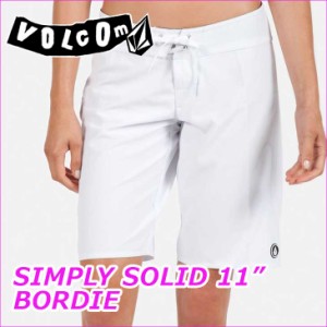 VOLCOM ボルコム レディース  サーフパンツ 【Simply Solid 11インチ丈 Boadie 】ボードショート水着 ヴォルコム 【返品種別OUTLET】