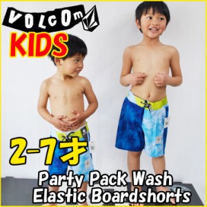 VOLCOM ボルコム キッズ 水着  【Y【PartyPack Wash Elastic Waist  Little Youth 】Kids サーフパンツ3-7才向け 【返品種別】