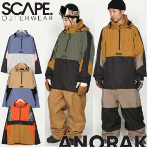 22-23 SCAPE エスケープ ウェアー UNISEX ANORAK JACKET アノラック ジャケット  ship1