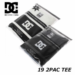 DC Tシャツ メンズ ディーシー パックティー【19 2PAC TEE 2枚組 】5226J933