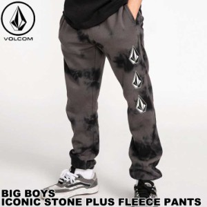 ボルコム VOLCOM キッズ パンツ 2022秋冬 BIG BOYS ICONIC STONE PLUS FLEECE PANTS C1232201 