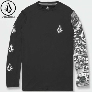 ボルコム VOLCOM ラッシュガード 長袖 メンズ 2023春夏  ICONIC STONE COLLAGE LS  23vsu  A9312204 