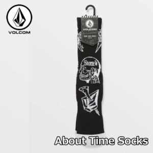 ボルコム VOLCOM ソックス クルー 靴下 メンズ About Time Socks D6342301 