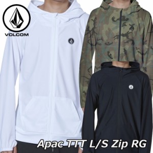 volcom ボルコム メンズ ラッシュガード 【Apac TTT L/S Zip RG】 Japan長袖 XIP フード N03119G0  【返品種別OUTLET】