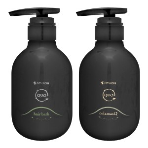 [セット]アマトラ QUO クゥオヘアバスH 375ml＋アマトラ クゥオコラマスクC 375g[送料無料](6053646-set1)[ヘアシャンプー ヘアマスク ヘ