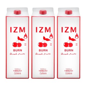 [セット]IZM酵素ドリンク1000ml×3本 バーンアセロラテイスト BURN ACEROLA TASTE [食品][送料無料](6055792-set2)