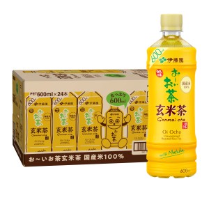 伊藤園 お〜いお茶 玄米茶 600ml×24本入り[おーいお茶/Oi Ocha][PET ペットボトル][代引き不可][送料無料](6056446)※他商品との同梱不