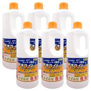 [6本セット]和協産業 デオライトL(1kg×6本)[尿石除去剤 液体洗剤 トイレ用]※他商品との同梱不可[送料無料](6021057-set2)