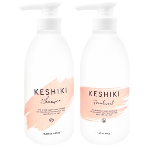 [セット]KESHIKI ケシキ 本体(シャンプー480ml+ヘアトリートメント480g)[本体][送料無料](6043035-set1)