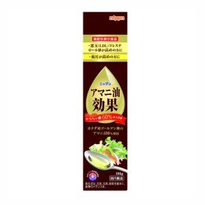 日本製粉 ニップン アマニ油効果 186g[機能性表示食品][アマニ油オイル効果][食用オイル/亜麻仁油][送料無料] (6025106)