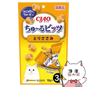 CIAO ちゅ〜るビッツ とりささみ 12g×3袋[happiest] (6039517)