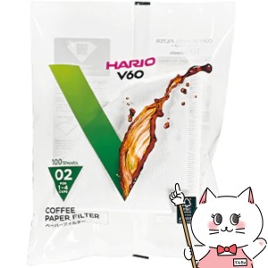 HARIO VCF-02-100W V60用ペーパーフィルター酸素漂白02 (6053373)