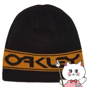 オークリー Oakley FOS901066 9NU TNP REVERSIBLE BEANIE BLACKOUT/AMBER YELLOW [リバーシブルビーニー フリーサイズ][送料無料](605436