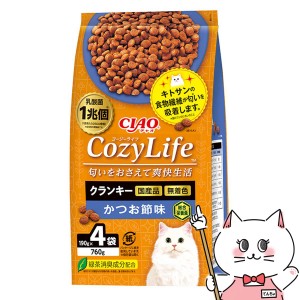 CIAO CozyLife クランキー かつお節味 190g×4袋[happiest](6055250)