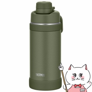 THERMOS サーモス 真空断熱スポーツボトル 750ml FJU-750 KKI カーキ [水筒 保冷専用 キャリーループ付き][送料無料](6057327)