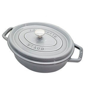 ストウブ Staub ピコ・ココット オーバル 27cm 40500-276 グレー 日本語説明書付き[国内正規品][送料無料](6043590)