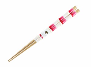食洗機対応 若狭箸 とんぼ玉 シロップ（ピンク） 21cm 