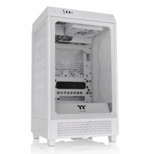 Thermaltake The Tower 200 Snow CA-1X9-00S6WN-00 コンパクトながら拡張性と冷却性能に優れたミニタワー型PCケース ホワイト