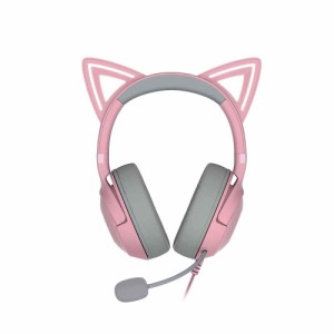 Razer Kraken Kitty V2 (Quartz Pink) / RZ04-04730200-R3M1 ストリーミング向きRGB 対応ネコミミヘッドセット Quartz Pink