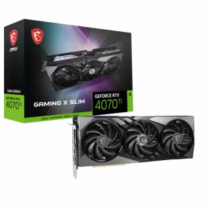 MSI GeForce RTX 4070 Ti GAMING X SLIM 12G GeForce RTX 4070 Ti 搭載 グラフィックスカード