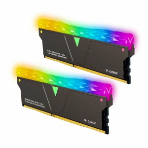 V-Color TL8G36818D-E6PRKWK Prism Pro RGB U-DIMM シリーズ PC4-28800(DDR4-3600) 16GB (8GB×2) メモリキット