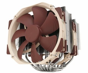 Noctua NH-D15 人気の前モデル「NH-D14」をベースにさらに冷却性能を強化!140mmファンを2基搭載した サイドフロー型CPUクーラー フラッグ