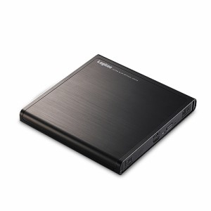 Logitec LDR-PMJ8U2LBK USB2.0ポータブルDVDドライブ ブラック 書込ソフト付