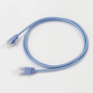 【ショップセレクト】 CAT6A準拠 スリムLANケーブル 30.0m(ブルー) CAT6A-LAN/SLIM/300/BL(NS)