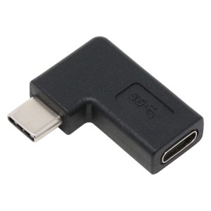 アイネックス U32CC-LFAD USB3.1Gen2変換アダプタ Cメス - Cオス 横L型