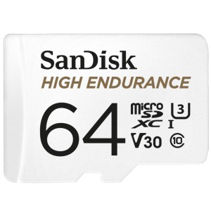 SanDisk SDSQQNR-064G-GN6IA 64GB microSDXCメモリカード High Endurance microSDカードシリーズ 海外パッケージ品