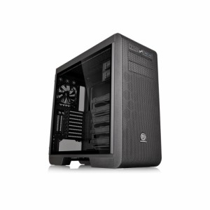 Thermaltake Core V51 TG CA-1C6-00M1WN-03 サイドに4mm厚の強化ガラスパネルを搭載。ミドルタワー型PCケース