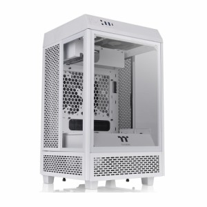 Thermaltake The Tower 100 Snow Edition CA-1R3-00S6WN-00 [ホワイト] ショーケースのようなデザイン設計 Mini-ITXマザーボード対応 ホ