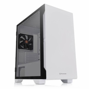 Thermaltake S100 TG Snow Edition CA-1Q9-00S6WN-00 スイングドアパネル搭載 ミニタワー型PCケース