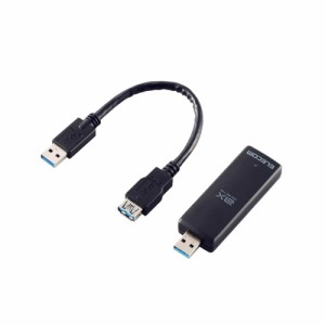 ELECOM WDC-X1201DU3-B 無線LAN子機/11ax/Wi-Fi6/USB3.0/ブラック