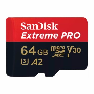 SanDisk SDSQXCU-064G-GN6MA SanDisk Extreme PRO microSDXCメモリカード 海外パッケージ