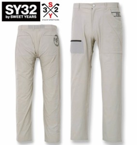 大きいサイズ SY32 by SWEET YEARS ゴルフ ストレッチパンツ グレー 3L 4L 5L 6L/1274-3261-1-210