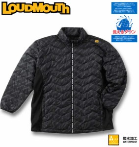 大きいサイズ LOUDMOUTH ハイブリットダウンブルゾン ブラック 3L 4L 5L 6L/1273-3330-2-228